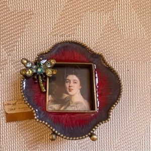 Jay Strongwater mini Dragonfly vintage frame.  New with box and dust bag